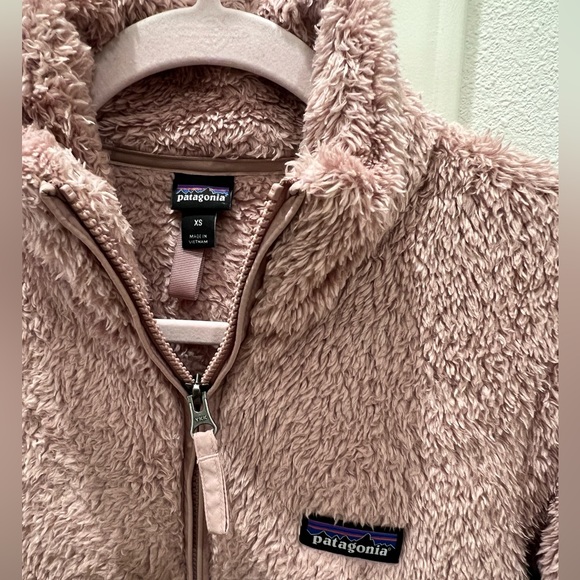 Patagonia Los Gatos Quarter Zip Fuzzy Fleece Pullover Antho Pink Women XS - Picture 2 of 3